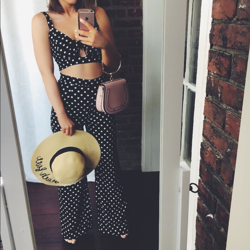 Last 1✨🆕Lilli Honey Punch Polka Dot Crop Top - Picture 6 of 7